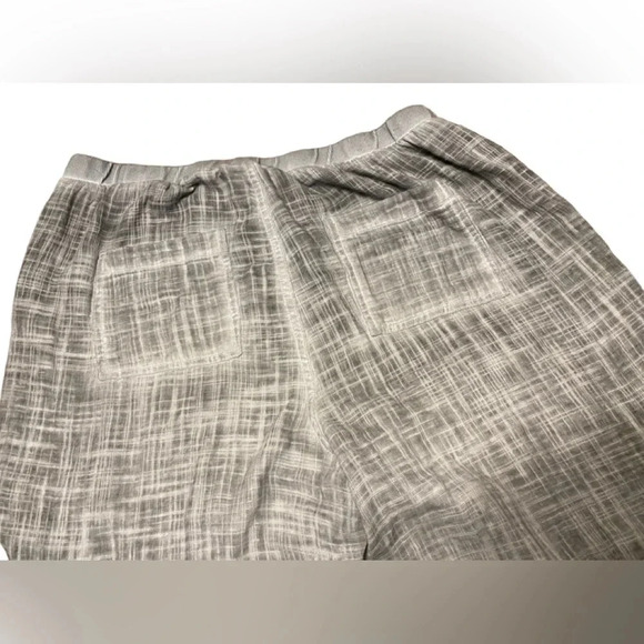 Soft Surroundings Raleigh Pants Cotton Gauze Ruffle Hem Wide Leg - Picture 7 of 12